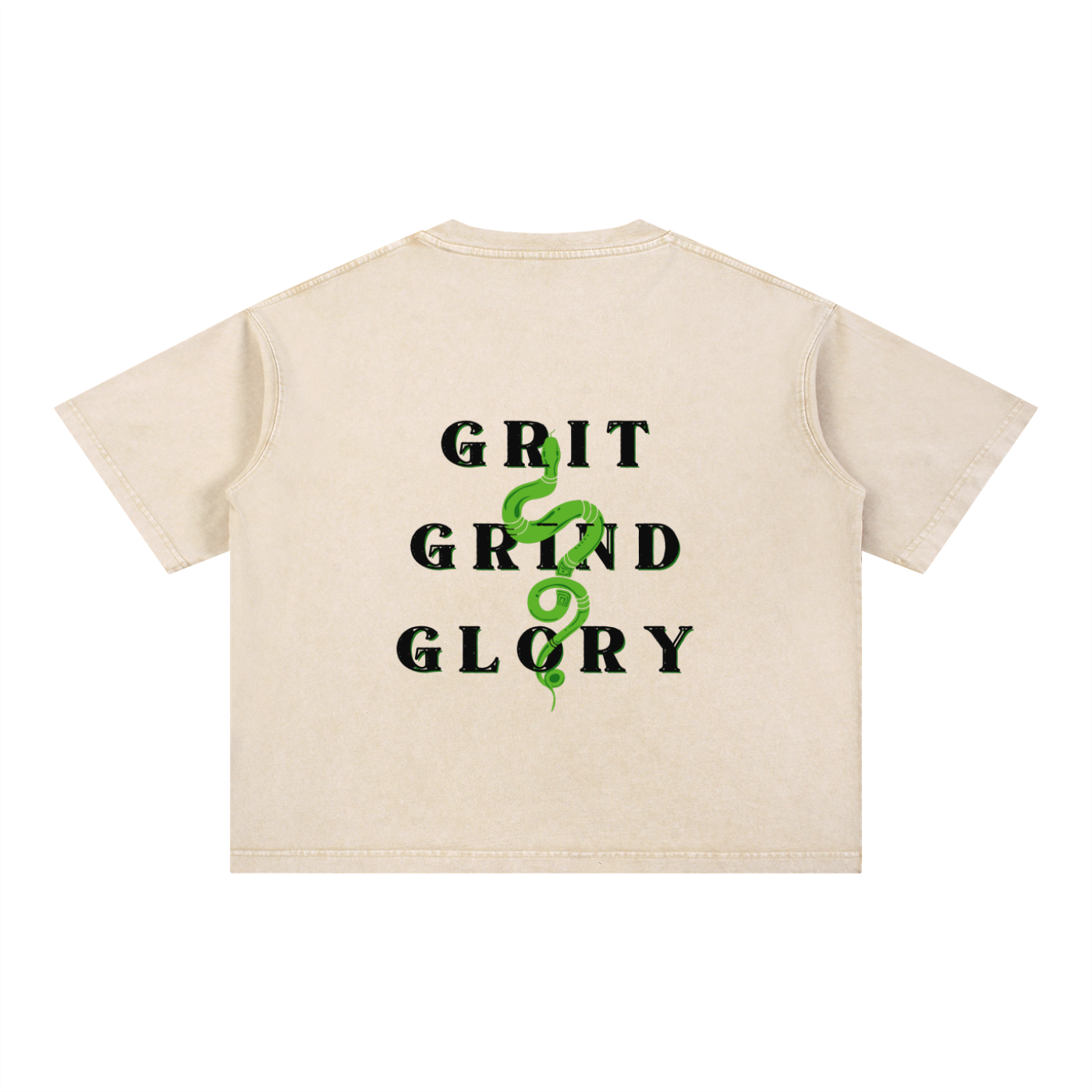 MYVZN Grit Grind Glory cotton tee for athletes
