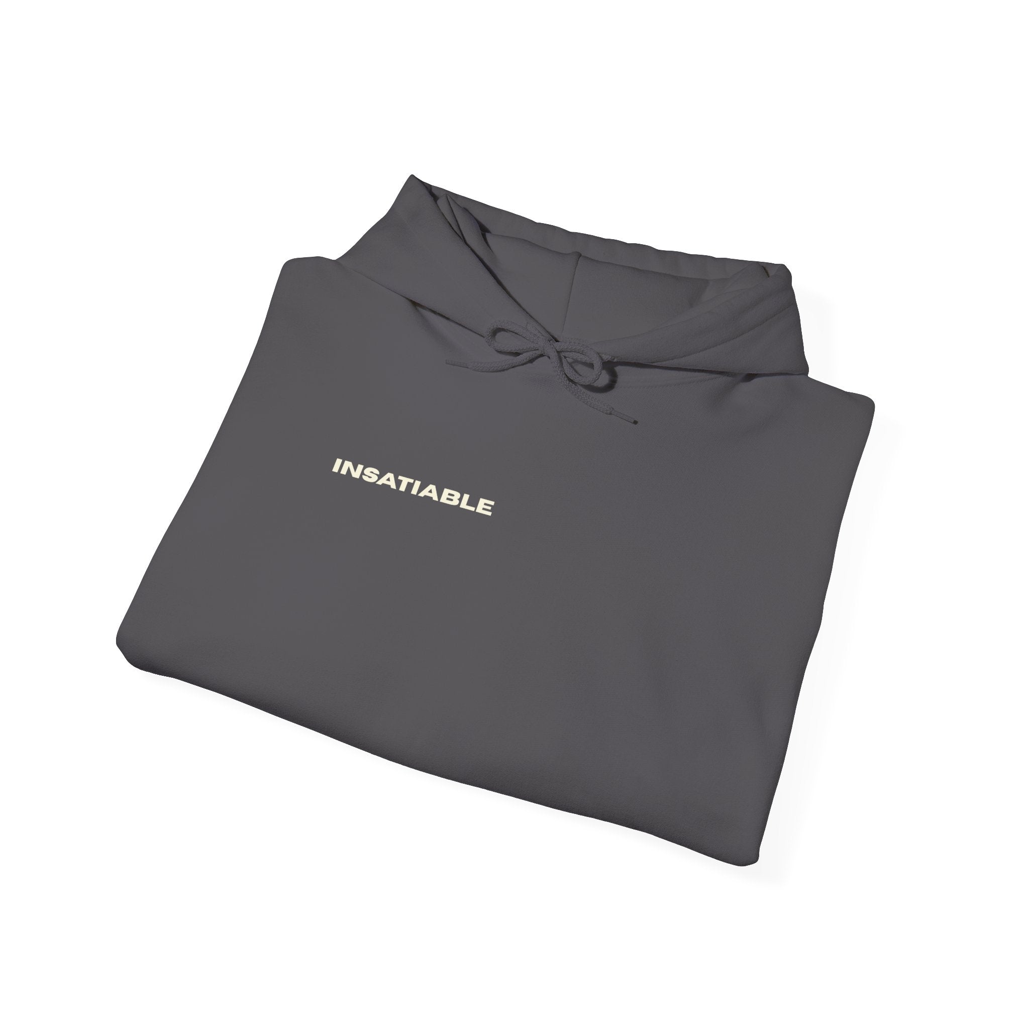 INSATIABLE Hoodie |  black hooded sweatshirt * Keep it simple collection