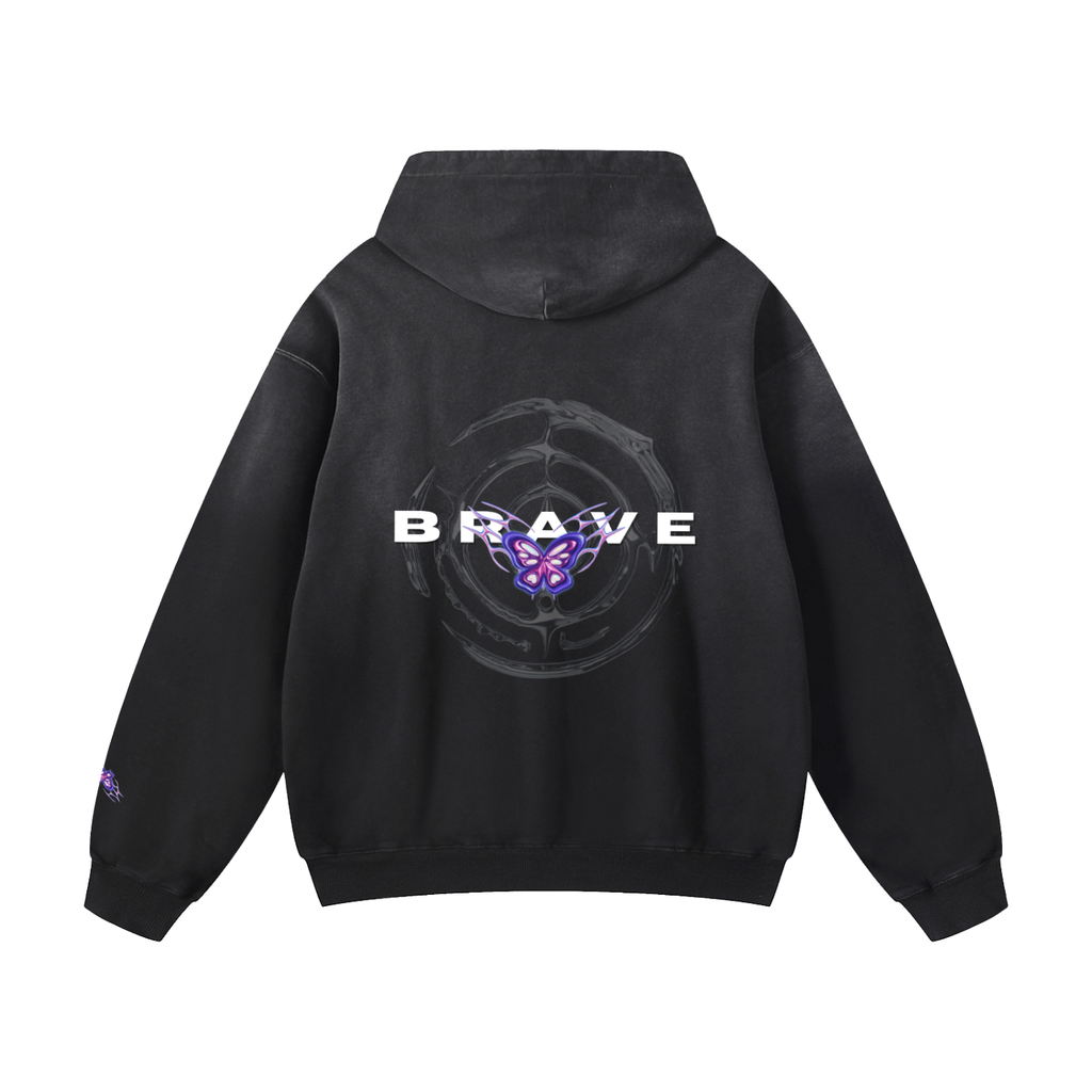 Brave Sunfade Hoodie – MYVZN streetwear hoodie (view 2)