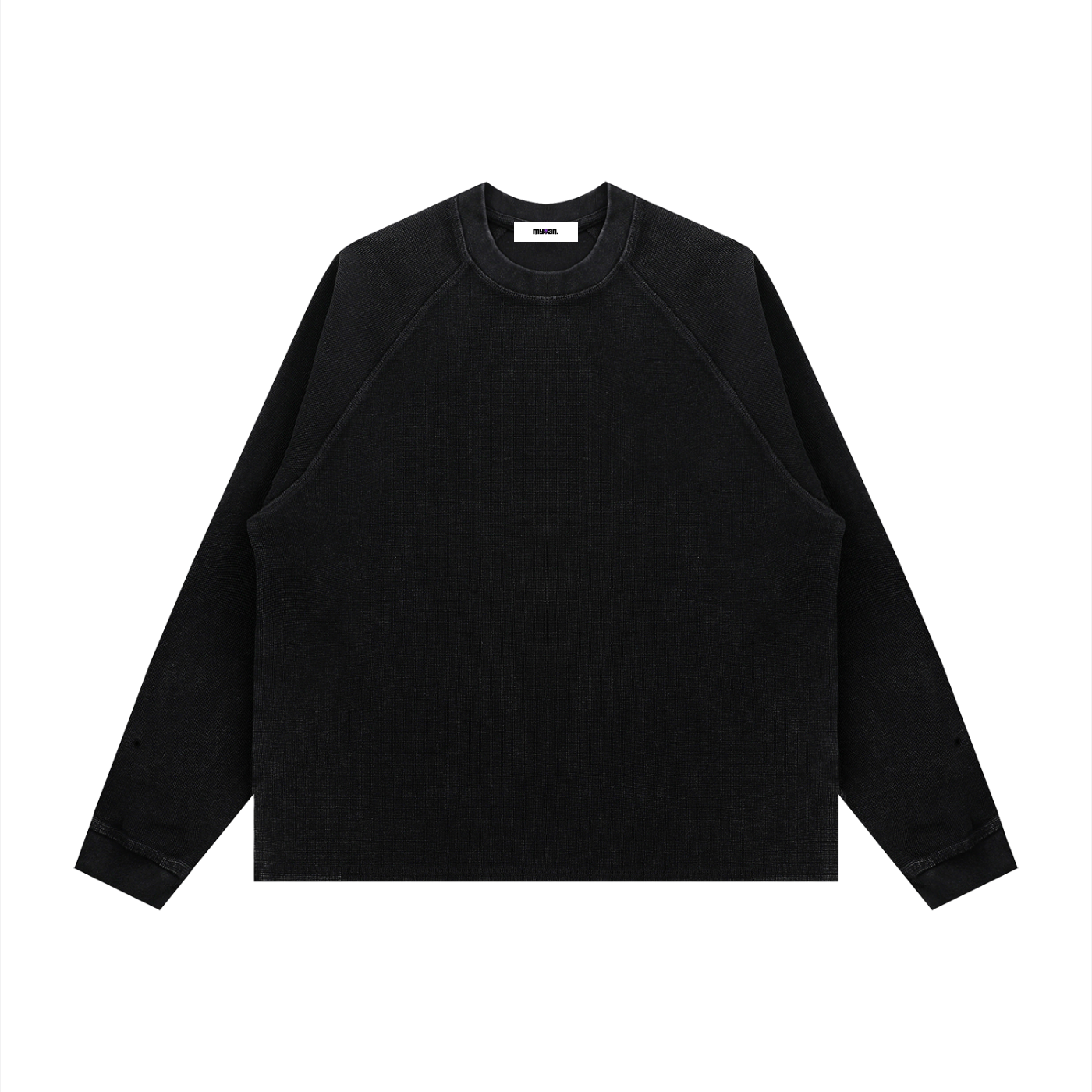VZN Basics  Longsleeve Boxy Waffle Tee