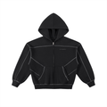 NIGHT Boxy Fleece Zip Hoodie